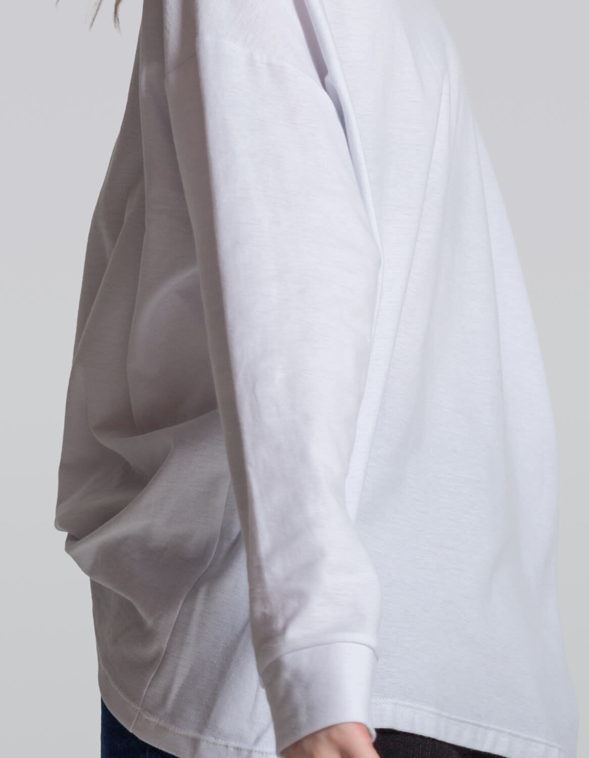 Oversized Cotton Polo Shirt